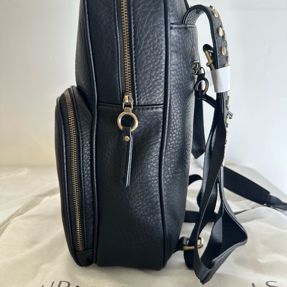 NWT Urban Originals Blackbird Faux Leather Black Backpack For Travel - Picture 7 of 14